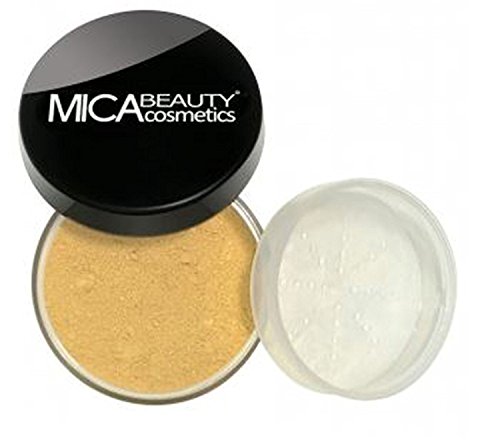 Mica Beauty Natural Mineral Makeup Loose Powder Foundation "Mf5 Cappuccino" 9g +Eye Shimmer 1.75 Gram