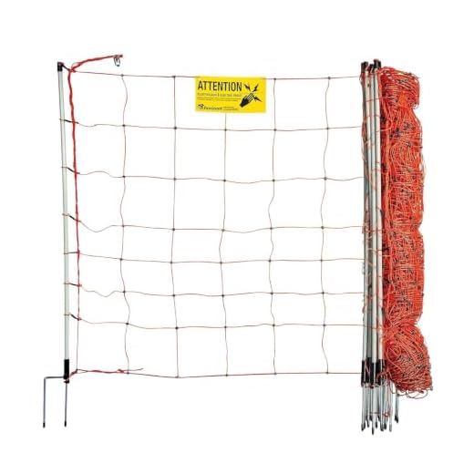 horizont strongLine - Valla para ovejas (50 m, 90 cm de alto, 14 estacas de fibra de vidrio, red de ovejas con doble punta, con electricidad, para ovejas, cabras, corderos, ovejas para perros