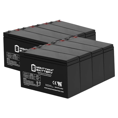 Image of Mighty Max Battery ML8-12 - 12 Volt 8 AH SLA Battery - Pack of 8