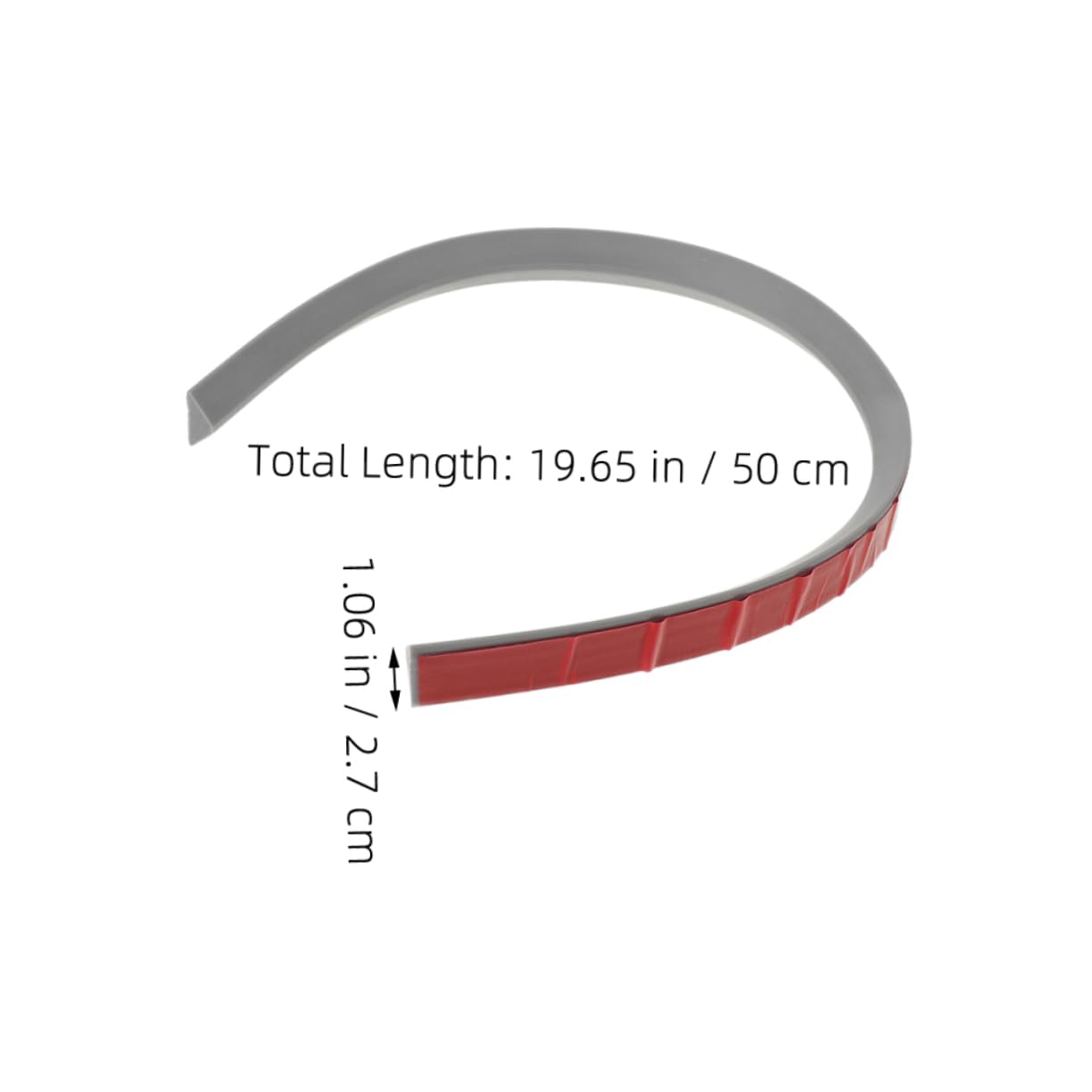 SOLUSTRE Water Separation Strip Indoor Bathroom Water Barrier for Shower Sink and Kitchen Easy to Install Adhesive Baffle