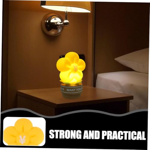 Lámpara de noche de mesa OSALADI con luz suave y USB miniatura 3