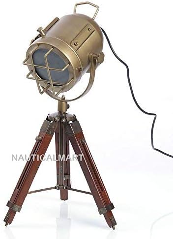 Thor Instruments Vintage Desktop Searchlight Table Tripod Lamps LED Table Spotlights Home Decor Rustic Vintage Home Decor Gifts