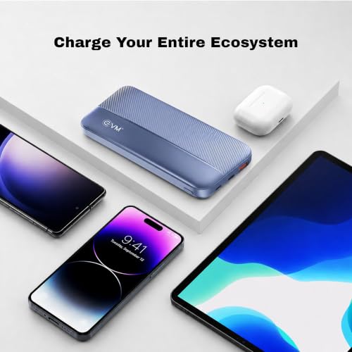 EVM EnBolt 22.5W 10000mAh Blue Power Bank - Image 4