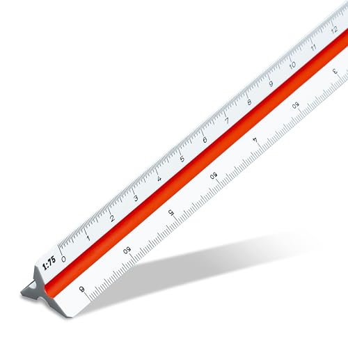 Preisvergleich Produktbild Aristo AR1314 / 5 Dreikantmaßstab Berufsschule (Kunststoff, 30 cm) weiß