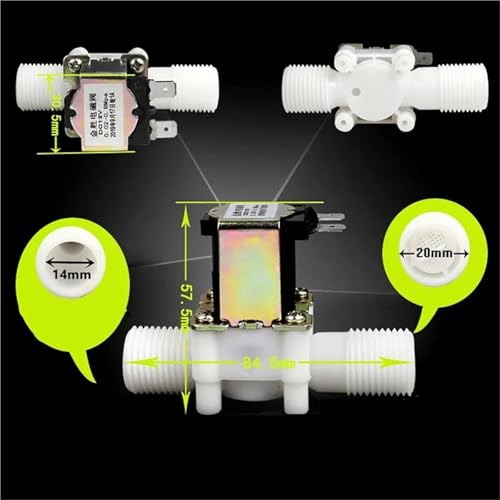 Électrovanne eau 1/2 DC12V pour réparer circuit de fluide