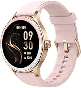 Bettdow SmartWatch, Relogio Smartwatch Feminino, 1.27" Ecrã tátil, à prova d'água IP68, 100+ Modo...