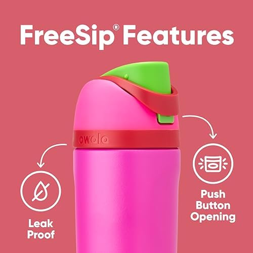 Owala Kids FreeSip Water Bottle - Leakproof & Insulated