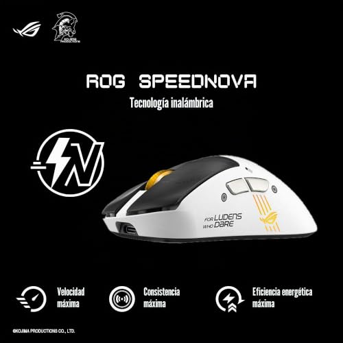 Ratón gaming Asus Rog Keris II Origin de 42000 Dpi para movimientos ultraprecisos sin cables 7