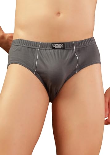 Image of Dollar Bigboss Men's Solid Cotton Brief (Colour May Vary)