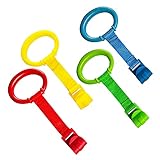 Cdemiy Anillos para Cuna de Bebé, 4 Pcs Anillo Cuna Viaje, 