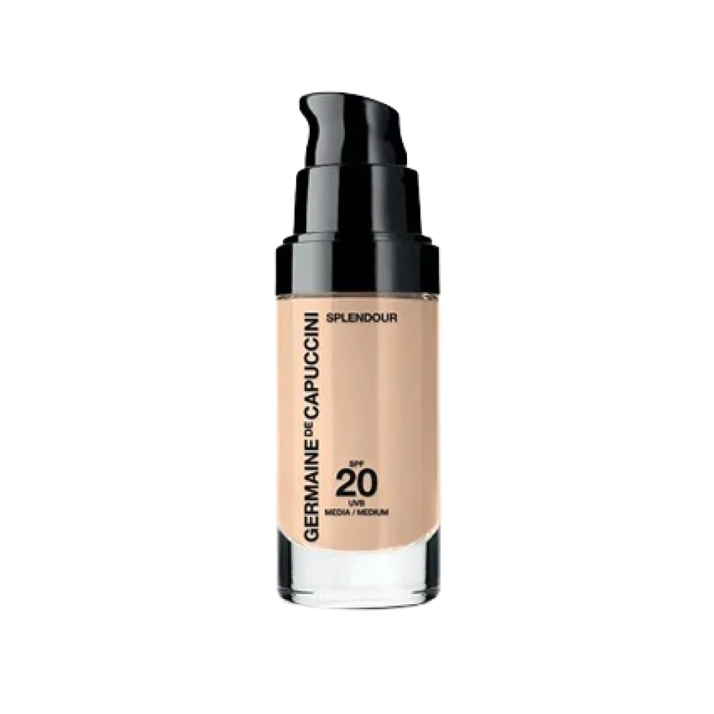 GERMAINE DE CAPUCCINI - MAQUILLAJE | Maquillaje SPF 20 color Nature Gold - Crema maquillaje para la cara con protección solar - Sensación de no llevar maquillaje - Piel radiante - 30 ml