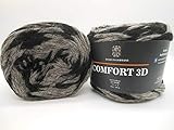 leichte wolle für schal -Garn ergibt einen leichten edlen 3D Effekt -sehr leichtes und elastisches Garn Ganzjahresgarn für Loops Mützen etc.