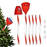2 Sets Christmas Tree Watering Funnel-38.6 Inch Christmas Tree Watering System Long Xmas Tree Watering Spout Christmas Tree Waterer Xmas Plant Watering Tool for Indoor Real Live Xmas Trees