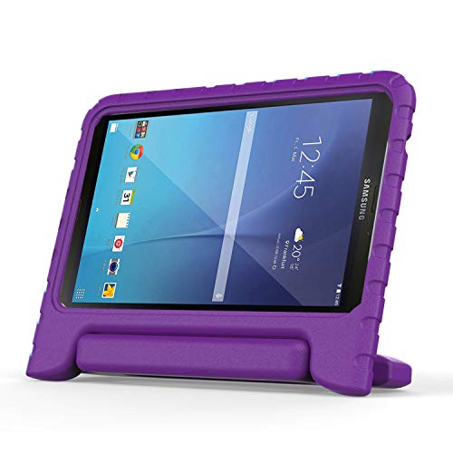Bmouo Kids Case For Samsung Galaxy Tab E 9.6 - Shockproof Light Weight Protection Handle Stand Kids Case For Samsung Galaxy Tab E/Tab E Nook 9.6 Inch Sm-T560, Purple #TOP1