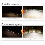 TECTICO S2 Ba20d Halogenowe żarówki reflektorów 12V 35/35W High Low Beam 5000K Warm White +130% Super jasny reflektor zamiennik, 2 lampy