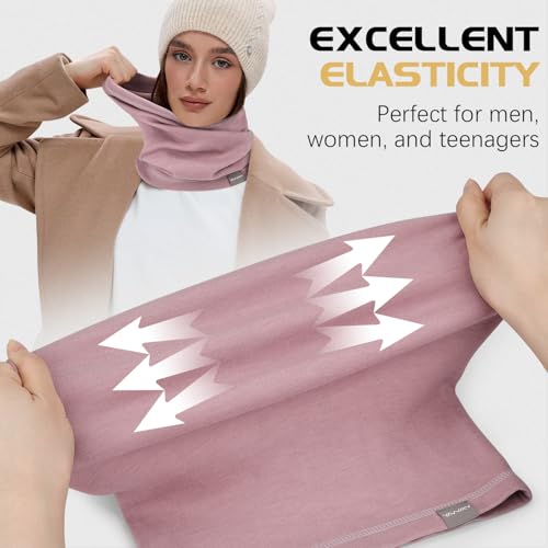 Neck Gaiter Winter Neck Warmer for Men & Women Windproof Face Mask for Cold Weather Breathable Ski Face Cover Scarf4
