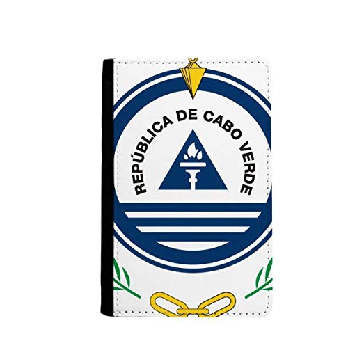 Portefeuille de voyage Cap-Vert de qualité supérieure avec blason gravé finitions luxe