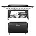 Royal Gourmet Event 8-Burner BBQ Propane Gas Grill with Cover, Picnic or Camping Outdoor