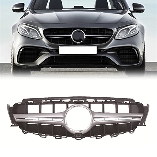 Grille Avant de Style AMG pour Benz Classe E W213 2016-2020 Argent