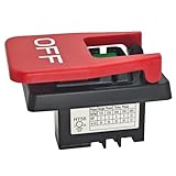 HY56 Universal Emergency Stop Switch 120V/230V Single-Phase - 2-Pole Electromagnetic Motor Control for Woodworking Machinery & Industrial Equipment - Compatible with KEDU HY56 Model
