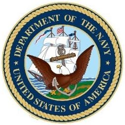 Whimsical Practicality US Navy Edible Icing Image Cake Cupcake Cookie Topper (6" Round),blue