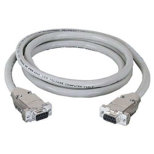 Black Box RS232 Shielded Cable w/Metal Hoods DB9F/F 75Ft.