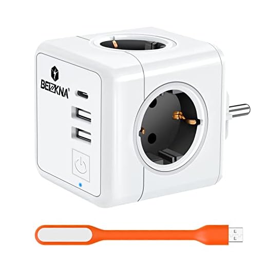 Enchufe USB Cubo 3680W Ladron Enchufes Modernos con 4 Tomas de CA, 2 Puertos USB y USB C, Cubo Enchufe Multiple Pared con Interruptor, Cargador Enchufe con USB para Hogar Oficina Viajes