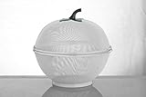 Uniware® 2203 Apple Net Fruit Basket with plastic Coating, 10.5 Inch, White