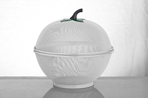 Uniware® 2203 Apple Net Fruit Basket with plastic Coating, 10.5 Inch, White