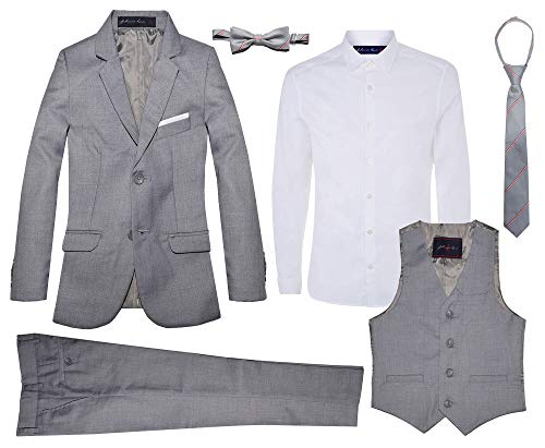 Formal Boys Skinny Fit Suit Jl66 Gray 20 #TOP2