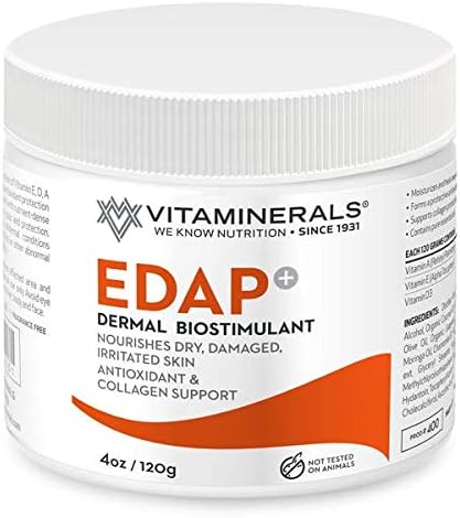 VITAMINERALS 400 EDAP+ Skin Barrier & Repair Cream Strong base formula with Vitamin E, D, A and Panthenol (4oz)