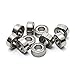 5x10x4 mm Miniature Deep Groove Ball Bearing Skateboard Bearings MR105ZZ L-1050ZZ Pack of 10