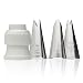 Ateco 382-4 Piece Leaf Decorating Tube Set, Includes Stainless Steel Tips: 67, 349, 352 & One Standard Coupler
