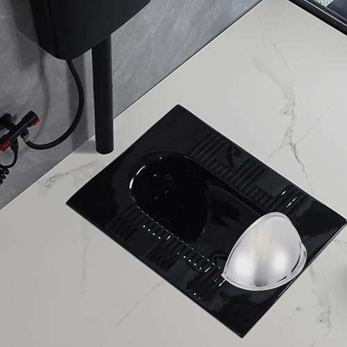 Deflector de inodoro para bano publico en abs plata duradero 6