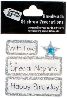 Happy Birthday With Love Special Nephew DIY Greeting Card Toppers