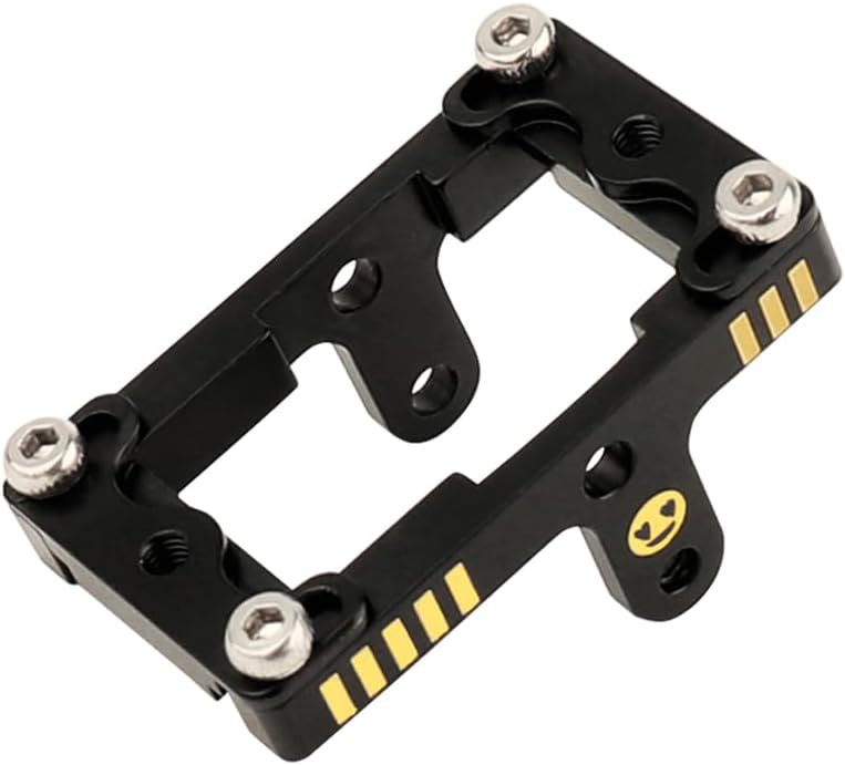 13g Brass Black Coating Servo Mount for 1/18 RC Crawler Car TRX4M Metal Upgrade Parts Accessories