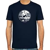 sehr weiches Griffgefühl SpielRaum T-Shirt Helmut Rahn, der Boss ::: Farbauswahl: schwarz, Oliv, Navy oder deepred ::: Größen: S-XXL ::: Fußball-Kult