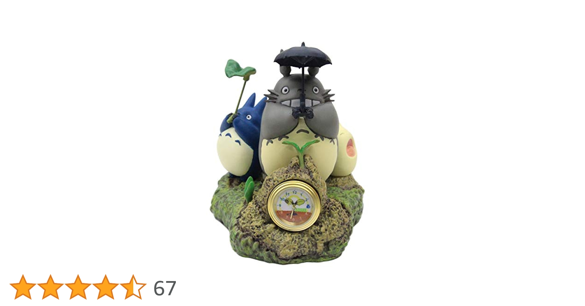 【ジブリ】トトロ　ミニ置時計　どんどこおどり Amazon.co.jp: STUDIO GHIBLI となりのトトロ ミニ置時計 どんど