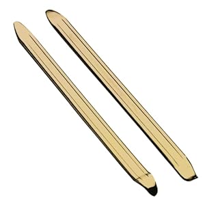 FDAKIT 2 Pieces Motorcycle Tire Spoons 11″ Golden Dirt Bike Tire Spoons Bike Tire Levers Tire Irons Tire Changing Tools for Motorcycle Dirtbike Bicycle Mountain Bike Electric Vehicles