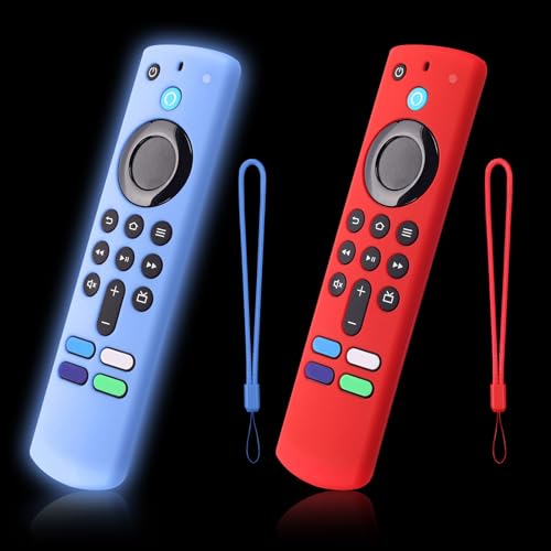 Image of 2-Pack Remote Cover for Streaming Stick 4K Plus, 4K Select, 3rd, Blue & Red