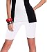 Produktbild M.T.R. Damen Kurze Leggings/Shorts/Radlerhose aus Baumwolle (XXXL, Weiß)
