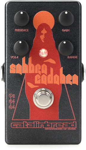 Catalinbread Sabbra Cadabra Overdrive Pedal - High-Gain Overdrive Effects with Range, Gain...