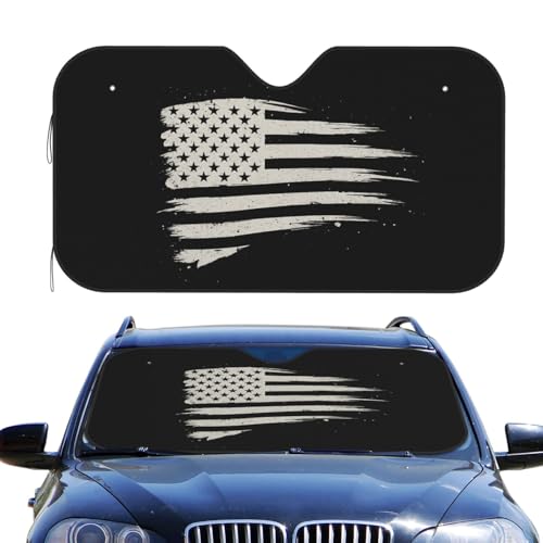 Pare-soleil auto anti-chaleur avec motif militaire drapeau USA