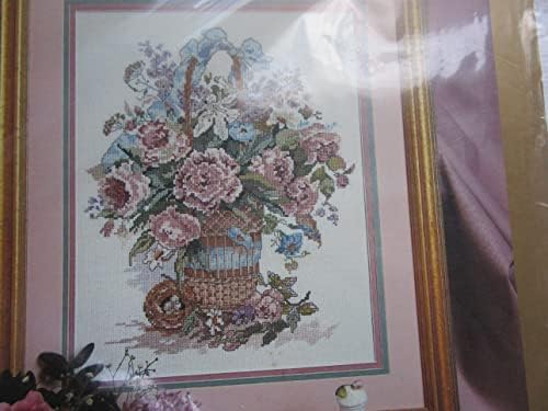 Candamar Counted Cross Stitch Picture Kit 50627 Basket Bouquet