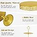 Fivenl 8 Pcs Cake Stand Gold Metal Dessert Table Display Set, 3-Tier Cupcake Stand, Cake Display Tower and Cookie Tray Rack Serving Tray for Birthday Party, Weddings, Baby Shower (Gold)