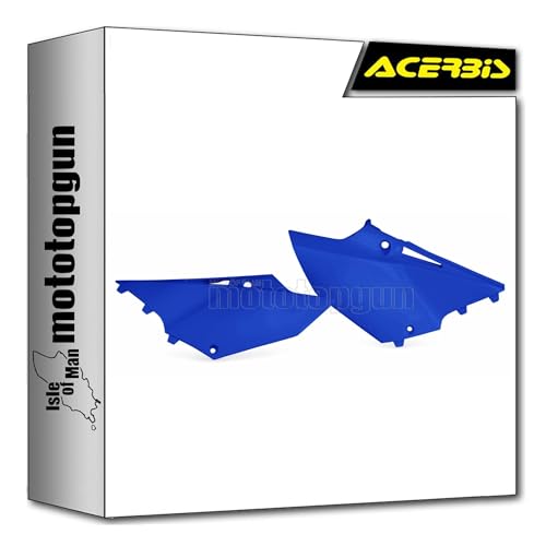 Acerbis side panels bleu 0017872.040, plaques latérales haute résistance pour YZ 125