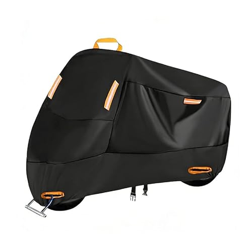 Motorcycle Cover for Yamaha TMax TMAX 530 560 SX DX TMAX530 TMAX560, Full Wrap Rain and Dust Protection Four Seasons Universal Protective Cover, Motorbike Cover with Night Reflective, Lock-Holes