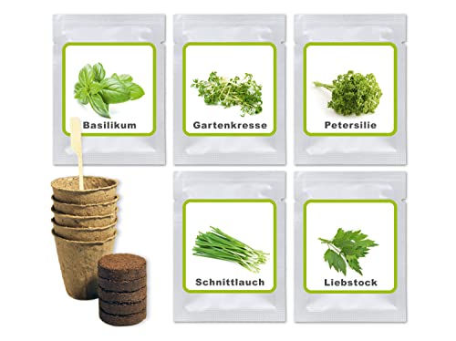 Magic of Nature Kräuter Box CLASSIC Anzuchtset zum Selberzüchten oder zum Verschenken - das perfekte Geschenk für jeden Anlass