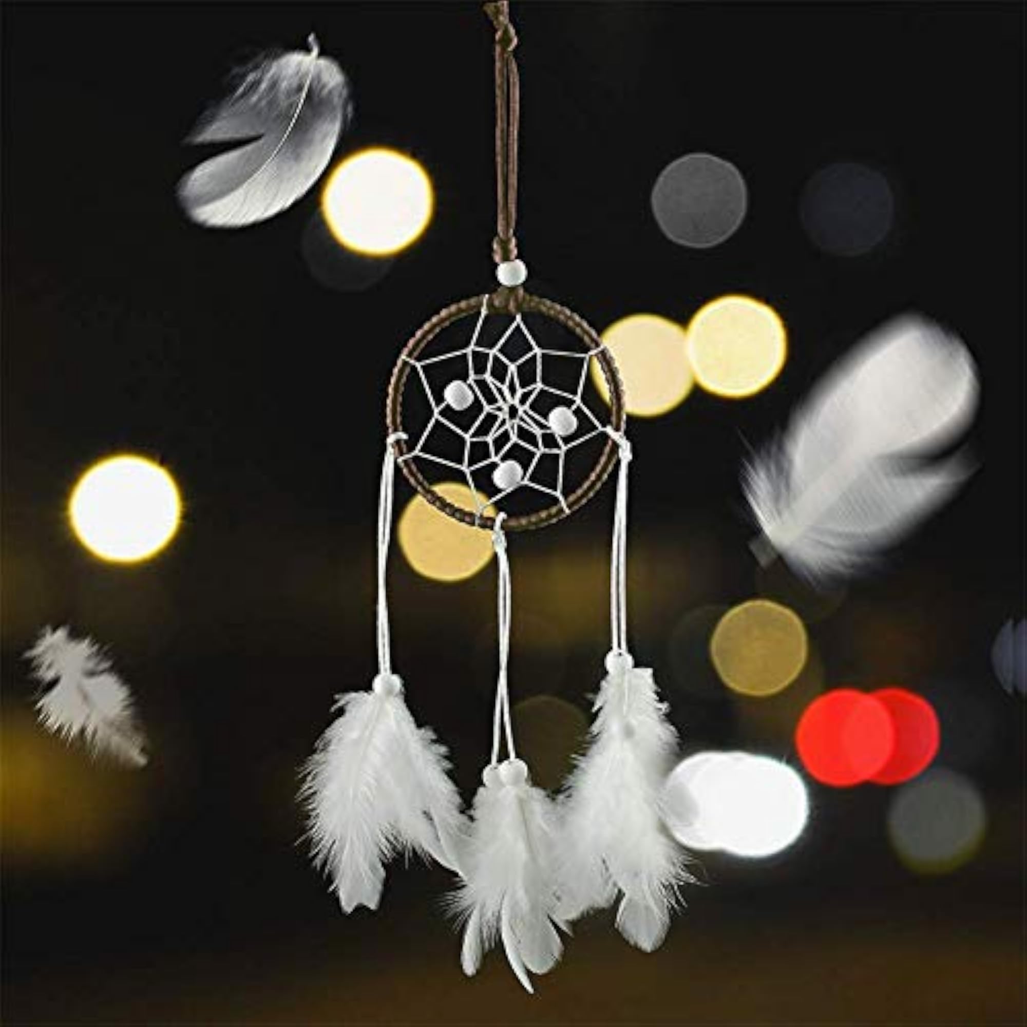Large LED Dream Catcher Wall Hanging, Macrame Kit