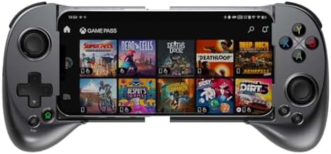 ShanWan Handy Controller für Android/iOS/iPhone15, Smartphone Controller mit Einstellbarer Joystick, Bluetooth Mobile Gaming für PS Remote Play Xbox Cloud Steam Link GeForce NOW (S